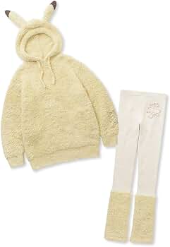 新品未使用/タグなし　ピカチュウ フーディ＆レッグウォーマーレギンスセット 51-Joy+K0FL._AC_AC_SY350_QL65_.jpg